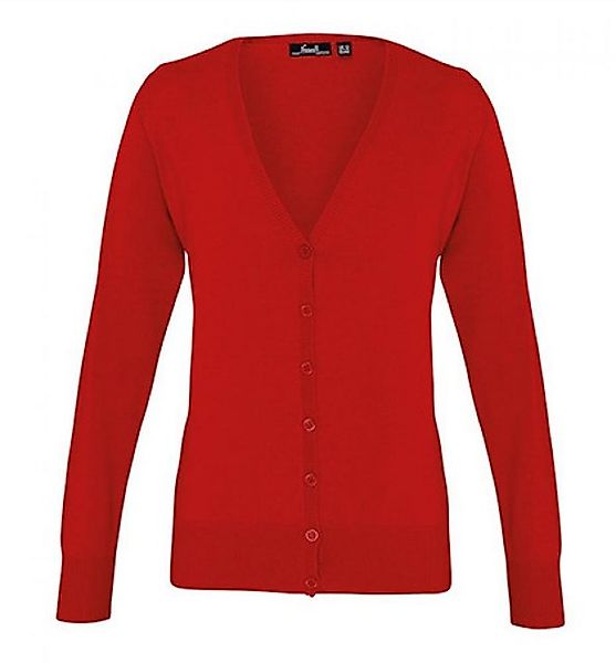 Premier Workwear Cardigan Damen Button Through Knitted Cardigan günstig online kaufen