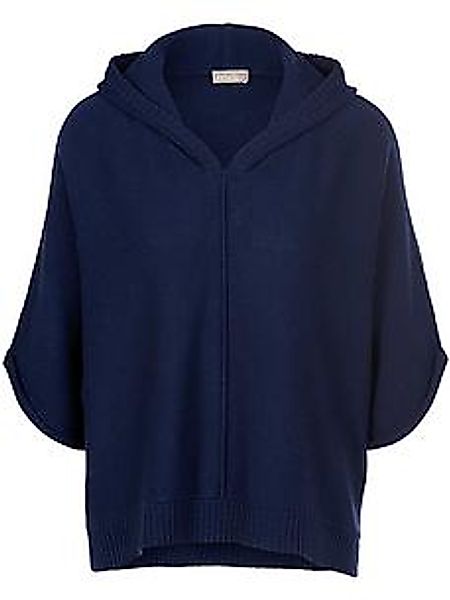 Hoodie-Pullover aus Schurwolle und Kaschmir include blau günstig online kaufen