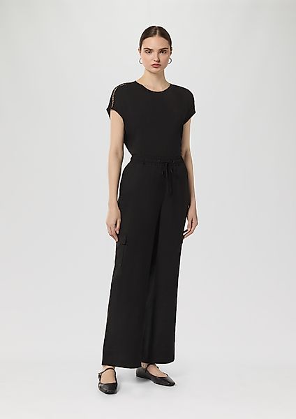 comma casual identity Stoffhose Wide-Leg-Hose mit günstig online kaufen