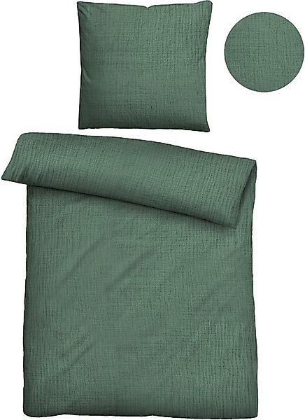 Biberna Bettwäsche Thea, Musselin, 2 teilig, feines, weiches + leichtes Gew günstig online kaufen