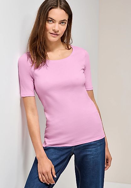 Cecil T-Shirt "Style Lena", mit klassischem Rundhalsausschnitt günstig online kaufen