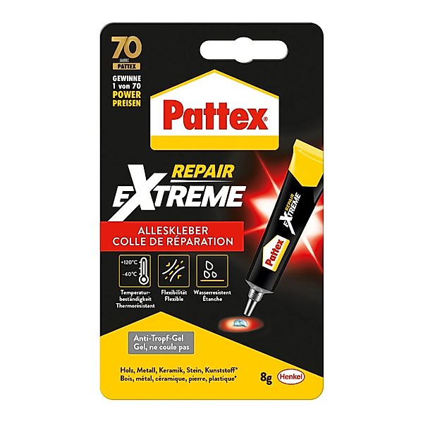 Pattex Alleskleber Repair Extreme 8 g Tube transparent günstig online kaufen