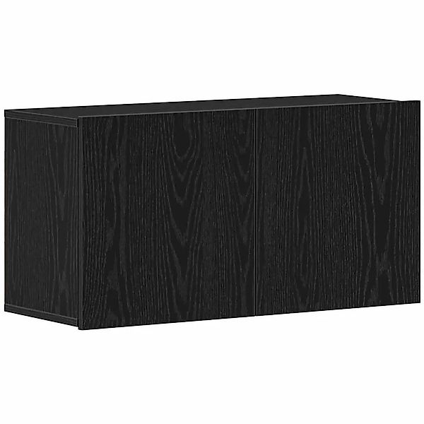 vidaXL TV-Schrank Schwarze Eiche 80 x 30 x 41 cm Holzwerkstoff 862196 günstig online kaufen
