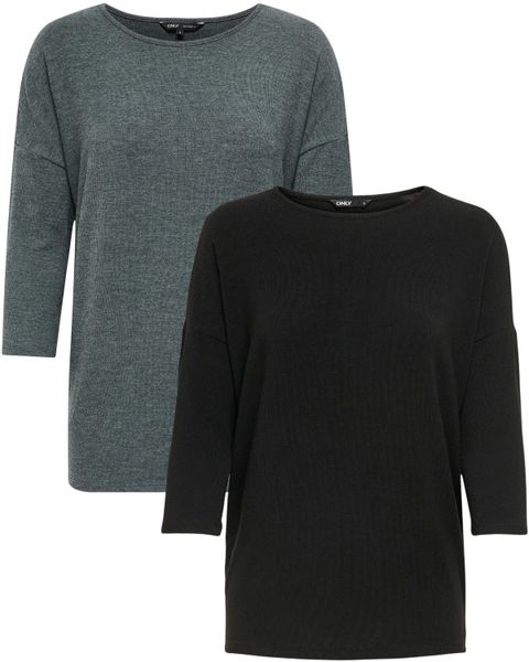 ONLY 3/4 Arm-Pullover (Set, 2er-Pack) Locker günstig online kaufen