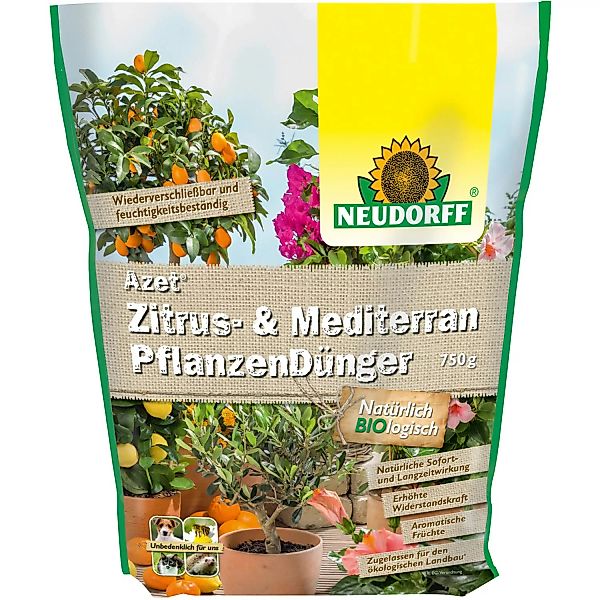 Neudorff Azet Zitrus- und Mediterran Pflanzen-Dünger 750 g günstig online kaufen