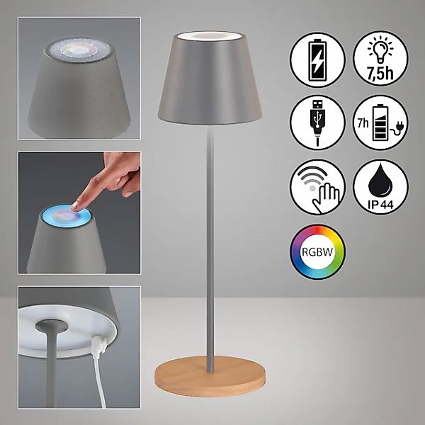 easy! BY FHL Außen-Tischleuchte »Cosenza«, 1 flammig, Leuchtmittel LED-Modu günstig online kaufen