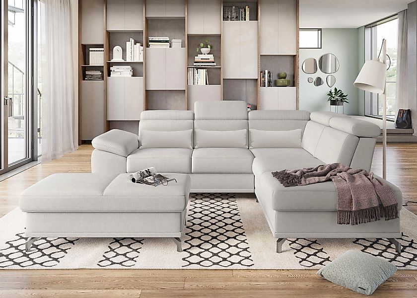 sit&more Ecksofa Cabrio L-Form, mit Sitztiefenverstellung, günstig online kaufen