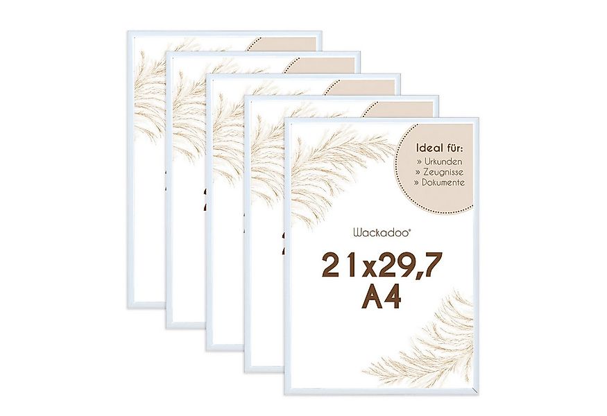 Wackadoo Living Bilderrahmen-Set Bilderrahmen mit Glasscheibe für Einzelbil günstig online kaufen