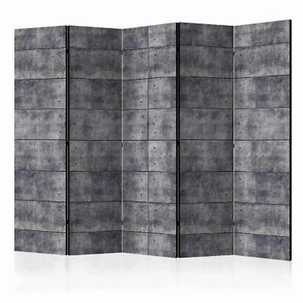 artgeist Paravent Concrete Fortress II [Room Dividers] grau Gr. 225 x 172 günstig online kaufen