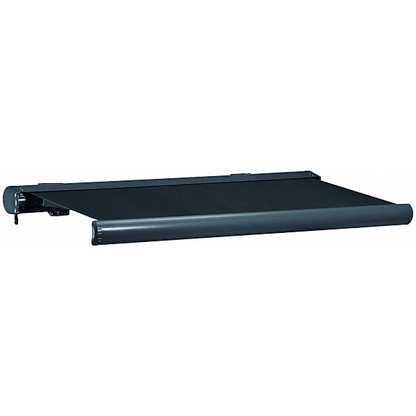 Jet-Line Elektrische Vollkassettenmarkise Sunshade in Anthrazit 5x3 Meter günstig online kaufen