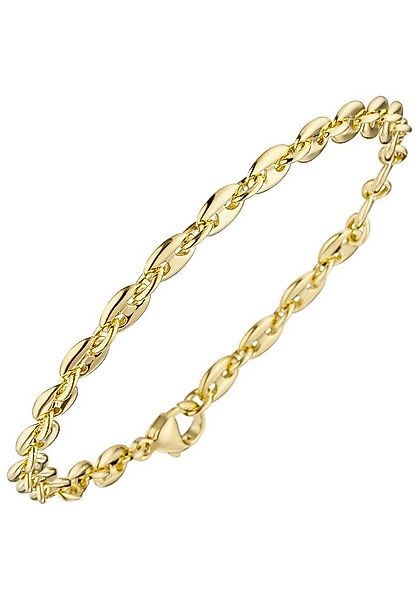 JOBO Goldarmband Kaffeebohne, 585 Gold 21 cm günstig online kaufen