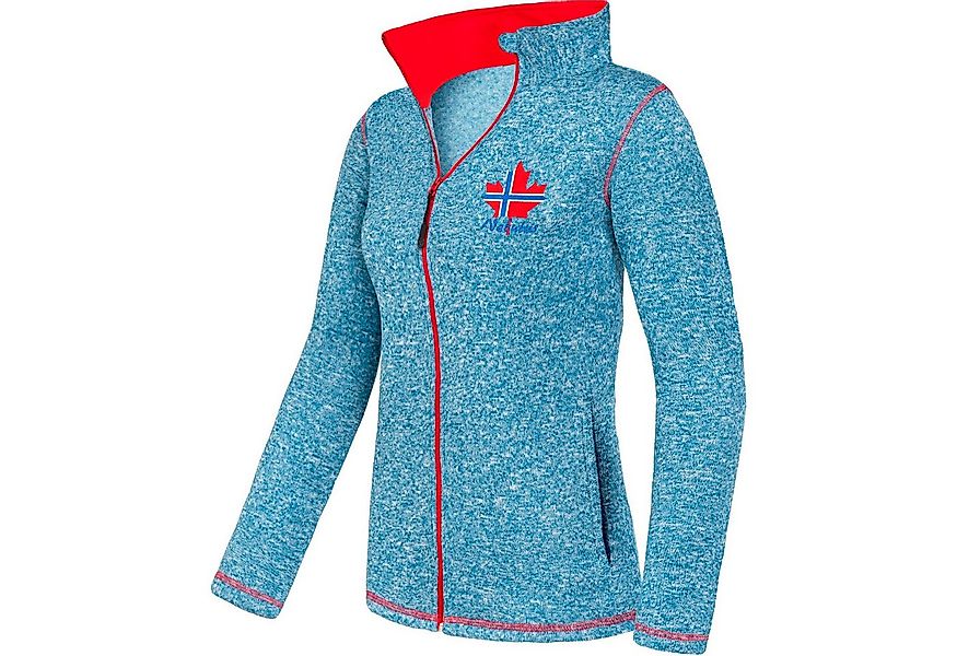 Nebulus Fleecejacke CHIOS, P5181 - Damen, blau-rot, XL/42 günstig online kaufen