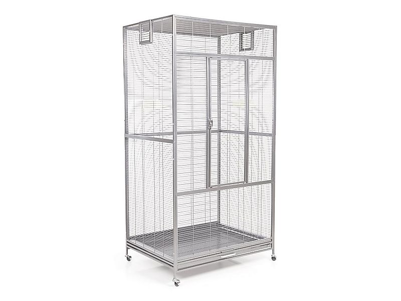 Montana Cages Vogelkäfig New Sydney - Platinum, Wagerechter Verdrahtung ca. günstig online kaufen