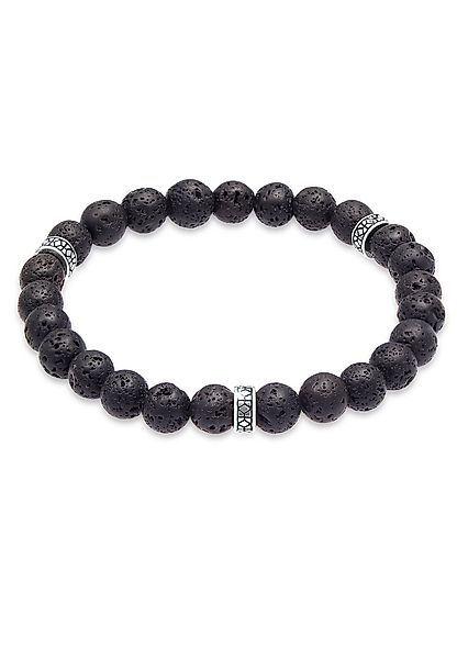 Kuzzoi Bead-Armband-Set Herren Lava Schwarz Vintage günstig online kaufen