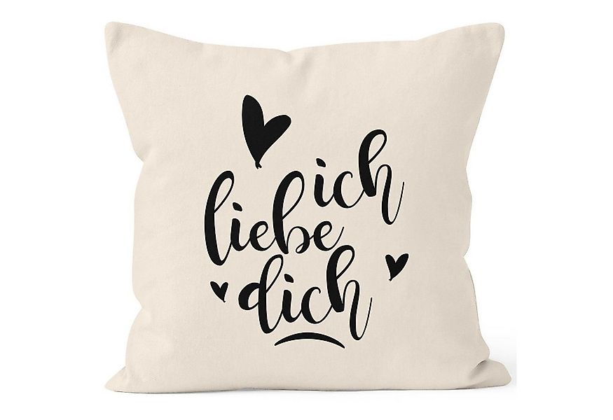 MoonWorks Dekokissen Kissenbezug Ich liebe Dich I love You Liebe Love Gesch günstig online kaufen