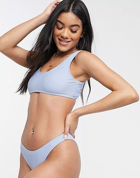 Missguided – Mix-and-Match – Boomerang – Bikinihose mit hohem Beinausschnit günstig online kaufen