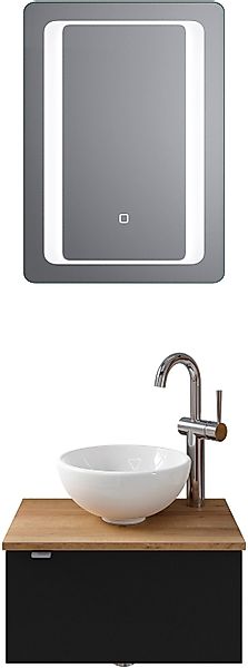 Saphir Badmöbel-Set "Serie 6915" 4 Stk. tlg. Gäste-Bad, 51 cm breit, mit LE günstig online kaufen