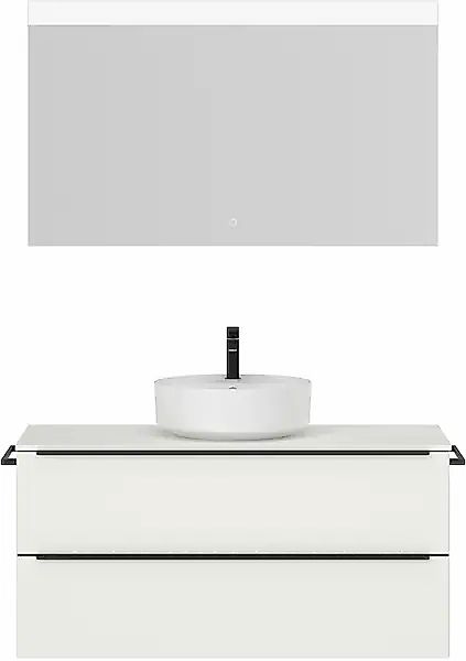 nobilia® Badmöbel-Set »Alvene« vormontiert, mit Soft-Close, 2 Stk. tlg. günstig online kaufen