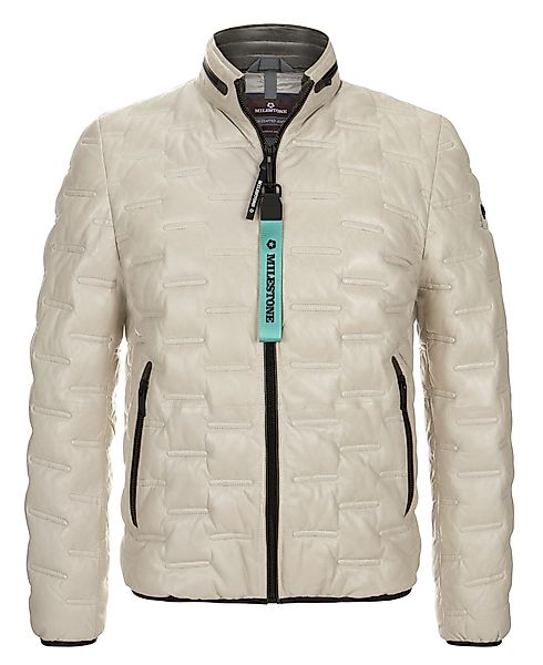 Milestone Lederjacke MSAversa in Stepp-Optik aus günstig online kaufen