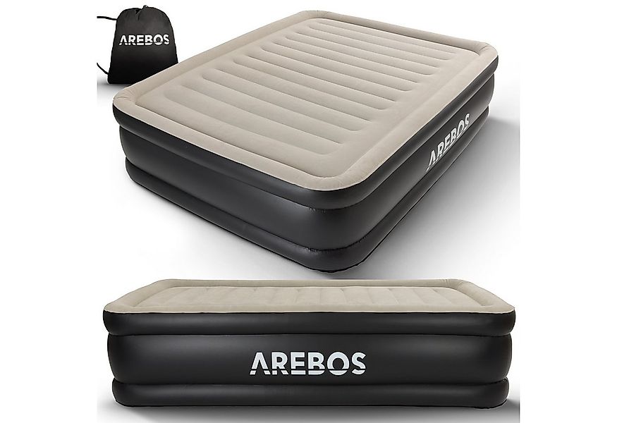 Arebos Luftbett mit integrierter Pumpe Luftmatratze selbstaufblasend Gästeb günstig online kaufen