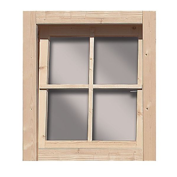 Karibu Fenster Dreh-/Kippfenster aus Echtglas 38/40mm günstig online kaufen