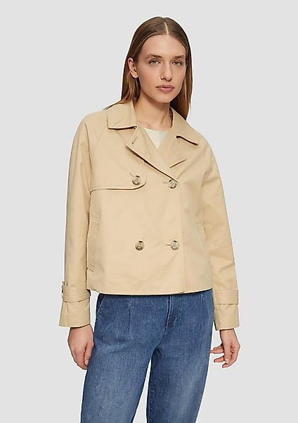 s.Oliver Funktionsjacke Outdoor-Jacke Cabanjacke mit Raglanärmeln und Strei günstig online kaufen