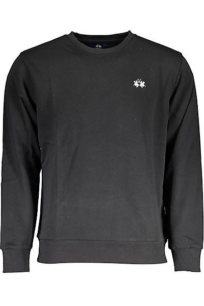 La Martina Sweatshirt Herren Pullover Schwarz - Langarm, Rundhals & günstig online kaufen