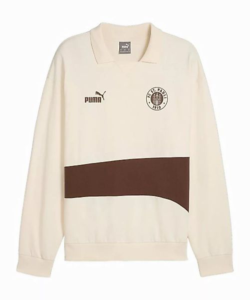 PUMA Sweatshirt PUMA FC St. Pauli ftblCulture+ Sweatshirt Beige Polyester günstig online kaufen