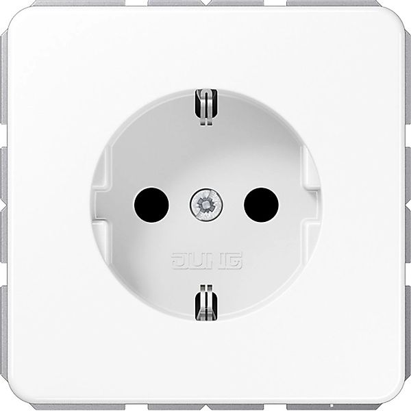 Jung SCHUKO-Steckdose alpinweiß CD 1520 BFKI WW - CD1520BFKIWW günstig online kaufen