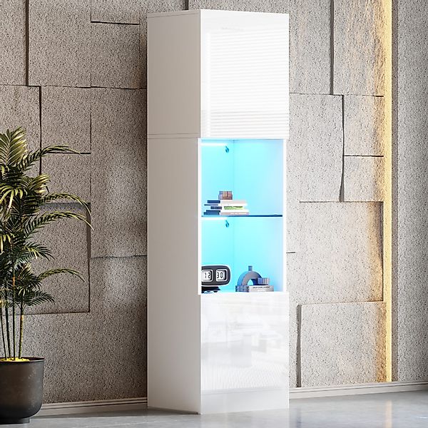 HAUSS SPOLE Vitrine Hochglanz Lagerschrank mit günstig online kaufen