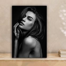 OneMillionCanvasses® Leinwandbild Frau - Porträt - günstig online kaufen