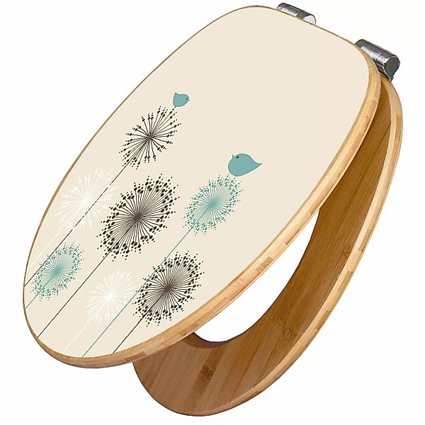 Banjado Design WC Sitz Bambus Holz Toilettendeckel Mit Absenkautomatik Klod günstig online kaufen