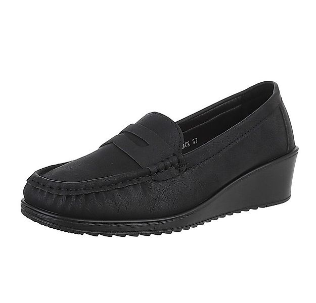 Ital-Design Elegante Slipper für Komfort und Stil Slipper (89092008) Keilab günstig online kaufen