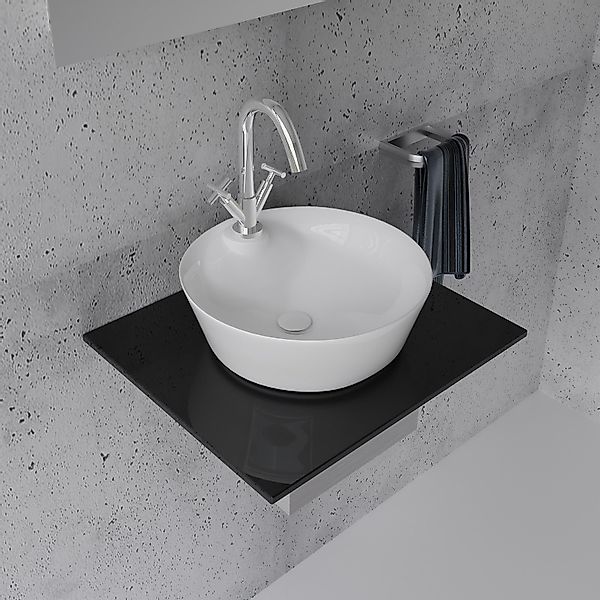 Alpenberger Aufsatzwaschbecken Gäste WC Waschbecken Klein günstig online kaufen