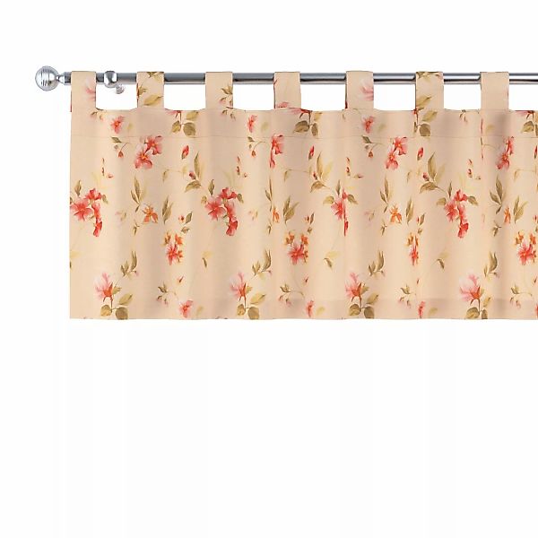 Kurzgardine mit Schlaufen, creme-rosa, 390 x 40 cm, Londres (143-88) günstig online kaufen
