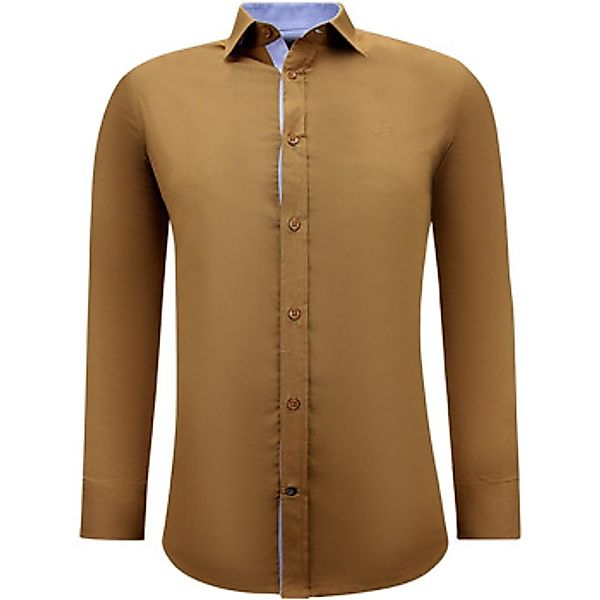 Gentile Bellini  Hemdbluse Business Bluse Langarm Netz Slim günstig online kaufen