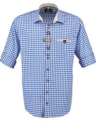 OS Trachten Trachtenhemd TH-0251 Stickerei Krempelarm günstig online kaufen