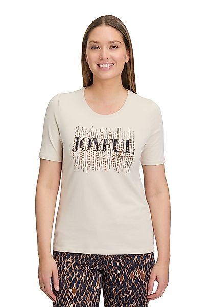 Betty Barclay Kurzarmshirt "Betty Barclay Damen Basic Shirt mit Placement", günstig online kaufen