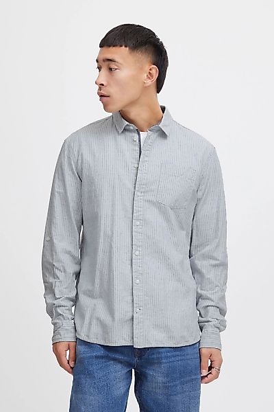 Blend Langarmhemd "BHShirt", Stilvolles Langarmhemd mit Brusttasche aus Lei günstig online kaufen