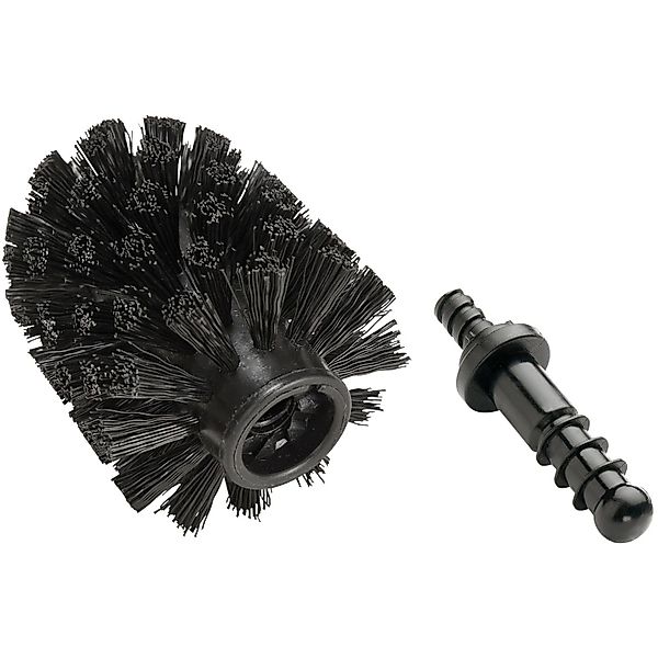 Wenko Ersatzbürsten-Set für WC-Garnituren 4 Stück Schwarz Ø 8,5 cm günstig online kaufen