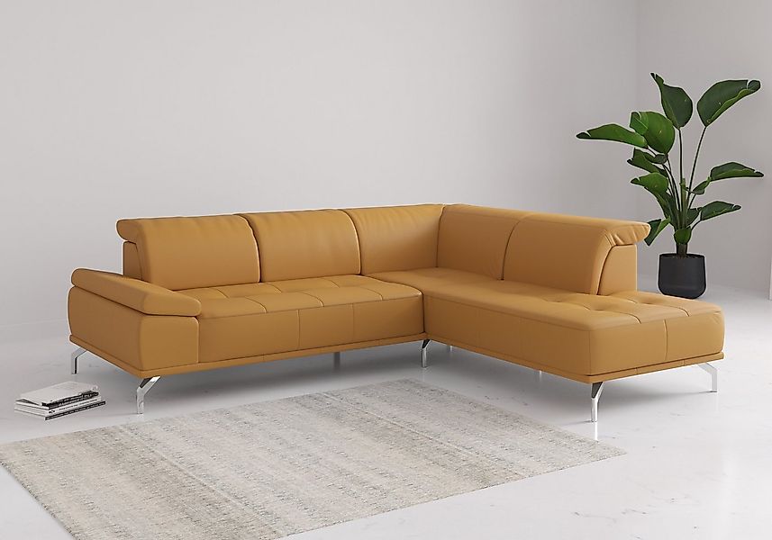 Places of Style Ecksofa Caluna, Inkl.Sitztiefenverstellung günstig online kaufen