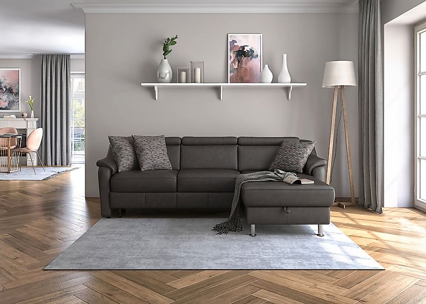 sit&more Ecksofa »Freetown L-Form«, inklusive Kopfteilverstellung und komfo günstig online kaufen