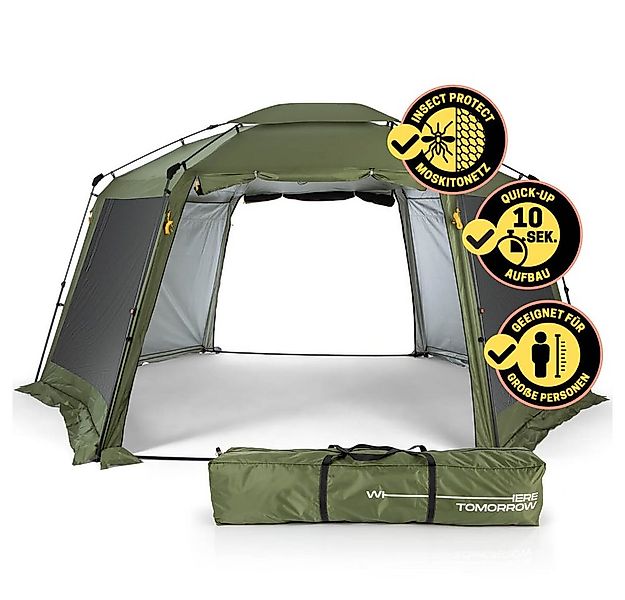 Lumaland Pavillon Pop Up Pavillon Aufbau in unter 2 min sechseckig 155x215x günstig online kaufen