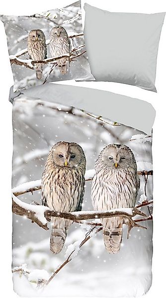 good morning Bettwäsche Wendebettwäsche "Febe", Biber, Flanell Tiermotive günstig online kaufen