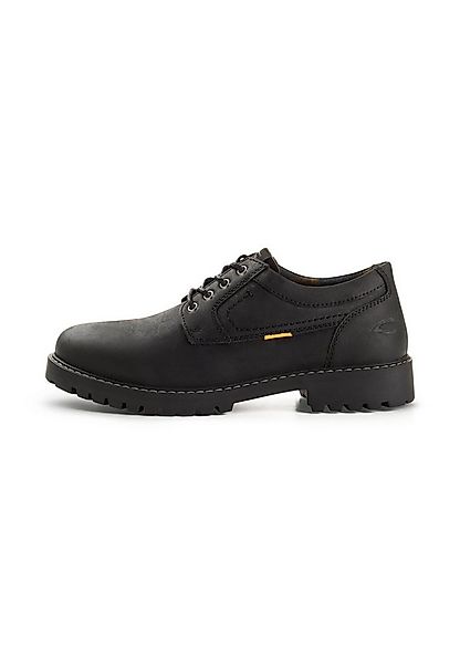 camel active Low Cut crazy horse/split SCHWARZ Schnürschuh günstig online kaufen