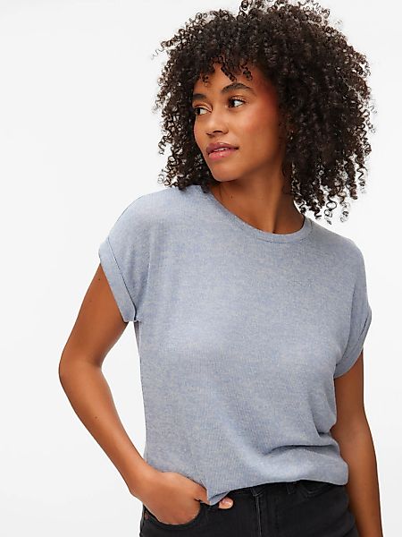 Vero Moda "VMBRIANNA SS O-NECK PULLOVER BOO REP" mit überschnittenen Schult günstig online kaufen