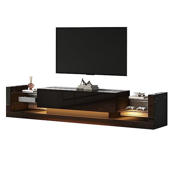 Gotagee TV-Schrank Hochglanz Fernsehschrank 181 cm Wohnzimmertisch Beistell günstig online kaufen
