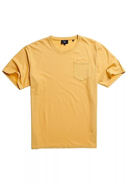 Superdry Herren T-Shirt AUTHENTIC COTTON TEE Pigment Yellow Gelb günstig online kaufen