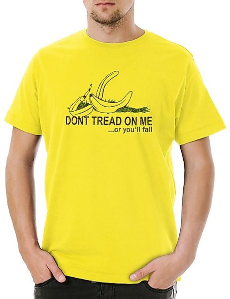 Urban Backwoods Print-Shirt Urban Backwoods Don't Tread On Me Banana Herren günstig online kaufen