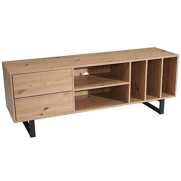 FINEBUY Lowboard FB56046 (Eiche-Dekor, 150x55x40 cm, günstig online kaufen